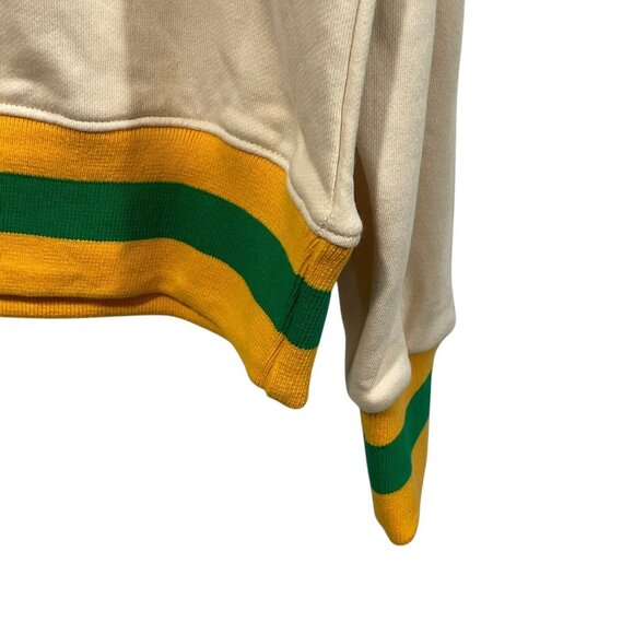 Norfolk State University Behold the Green & Gold Sweatshirt M Retro Varsity NWT - Picture 8 of 12